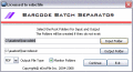 Batch barcode file separation