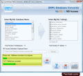 Screenshot of MySQL to MS Access Database Converter 5.0.3.3