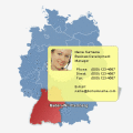 Germany Flash Map Locator for websites