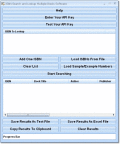 Screenshot of ISBN Search and Lookup Multiple Books Software 7.0
