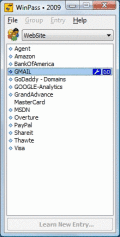 Screenshot of WinPass 2.1.0.0