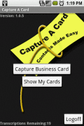 Screenshot of Capture A Card-Android 1.0
