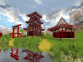 Screenshot of Free 3D Japan Screensaver 1.0