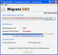 Screenshot of DBX to NSF Converter 3.3