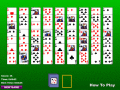 2 deck Golf Solitaire, freeware card game