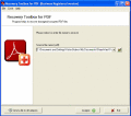Screenshot of PDF Recovery Toolbox 1.0.5