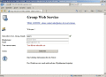 Screenshot of GroupWebService 1.0.1