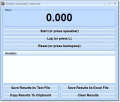 Screenshot of Simple Stopwatch Software 7.0