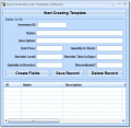 Screenshot of Excel Inventory List Template Software 7.0