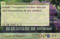 Сделай любое окно Windows полупрозрачным!