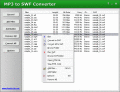Screenshot of MP3 to SWF Converter 3.0.0.968