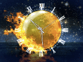 Warm your feelings with Fire Element Clock!