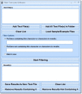 Screenshot of Filter Text Lists Software 7.0