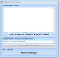 Screenshot of Clipboard Editor Software 7.0