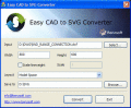 Screenshot of Easy CAD to SVG Converter 2.5