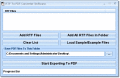 Screenshot of RTF To PDF Converter Software 7.0