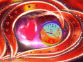 Screenshot of Love Dance Clock ScreenSaver 1.1