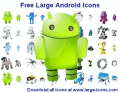 Screenshot of Free Large Android Icons 2010.3