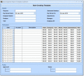 Screenshot of Excel Expense Report Template Software 7.0