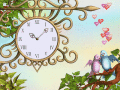 Screenshot of 7art Eternal Love Clock screensaver 1.1