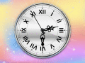 Screenshot of 7art Color Therapy Clock screensaver 2.9