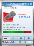 A sound recording program for Windows CE.