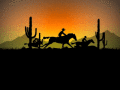 Screenshot of Cowboy Ride Screensaver 3.0