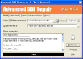 Screenshot of Advanced DBF Repair 1.6