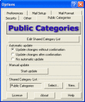 Screenshot of Public Categories for Outlook 1.0