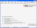 Screenshot of T4S Stored Procedure Generator 1.1.0.3