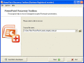 Screenshot of PowerPoint Recovery Toolbox 1.0.1