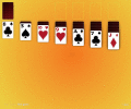 Screenshot of 3 card solitaire, 3 pass 1.0