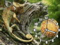 Screenshot of Chameleon Clock ScreenSaver 1.1