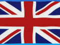 The animated United Kingdom flag as wallpaper