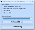 Screenshot of Lock and Unlock Your PC With USB Drive Software 7.0